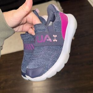 Under Armour Kids' Sneakers in Purple and Pink